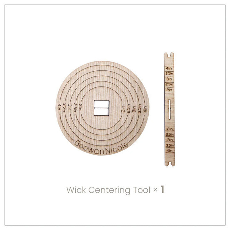 Magnetic Candle Wick Centering Tool & Holder