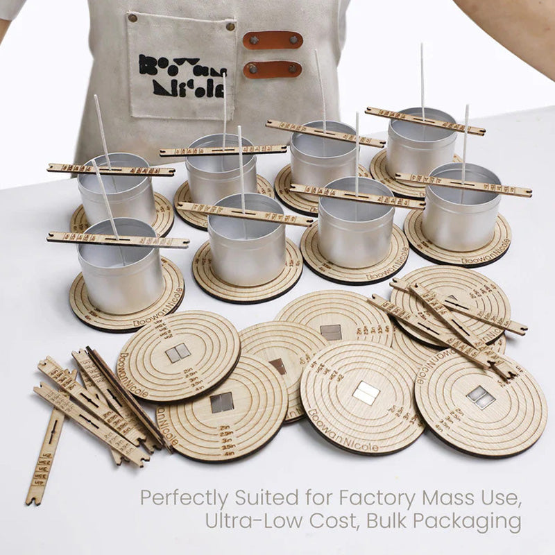 Magnetic Candle Wick Centering Tool & Holder