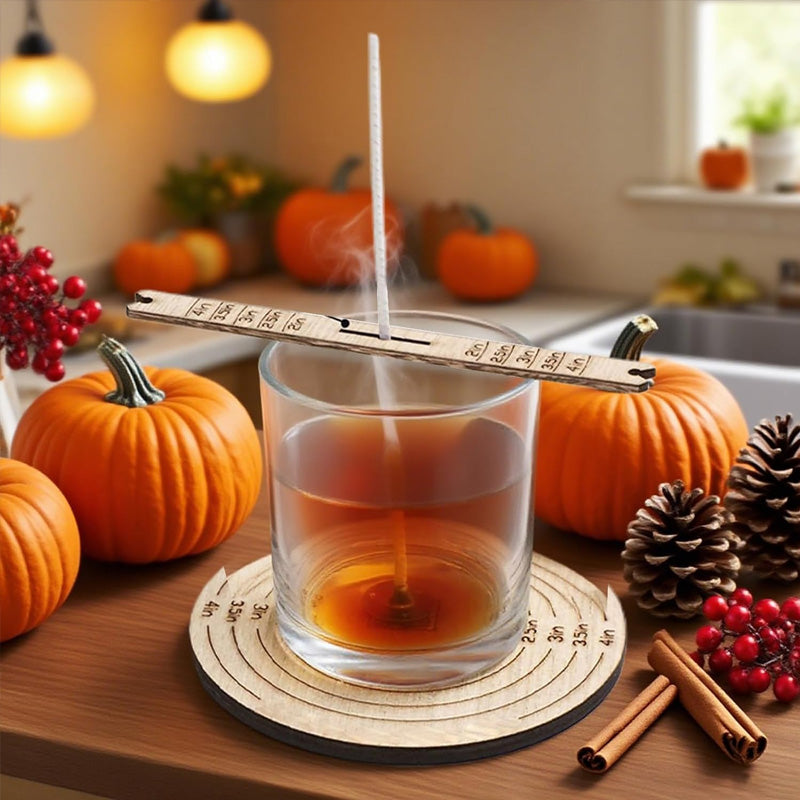 Magnetic Candle Wick Centering Tool & Holder