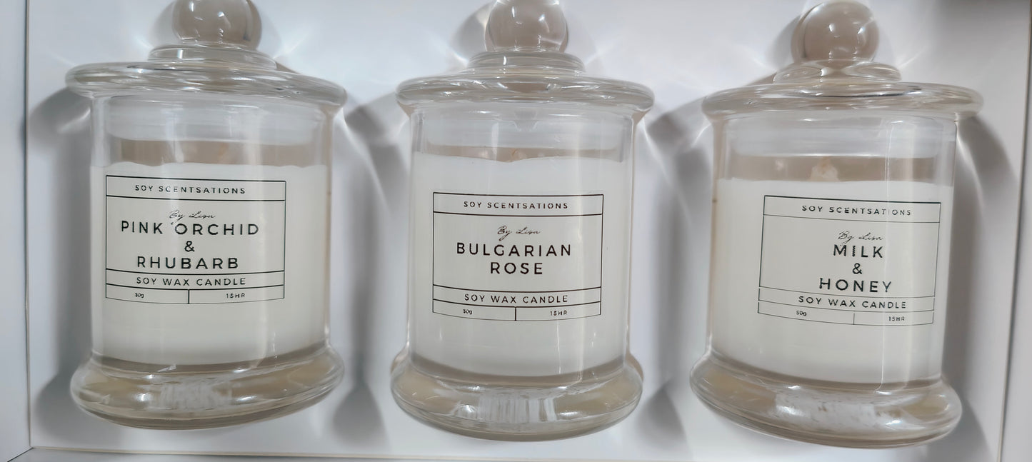 3pk 50g Candles