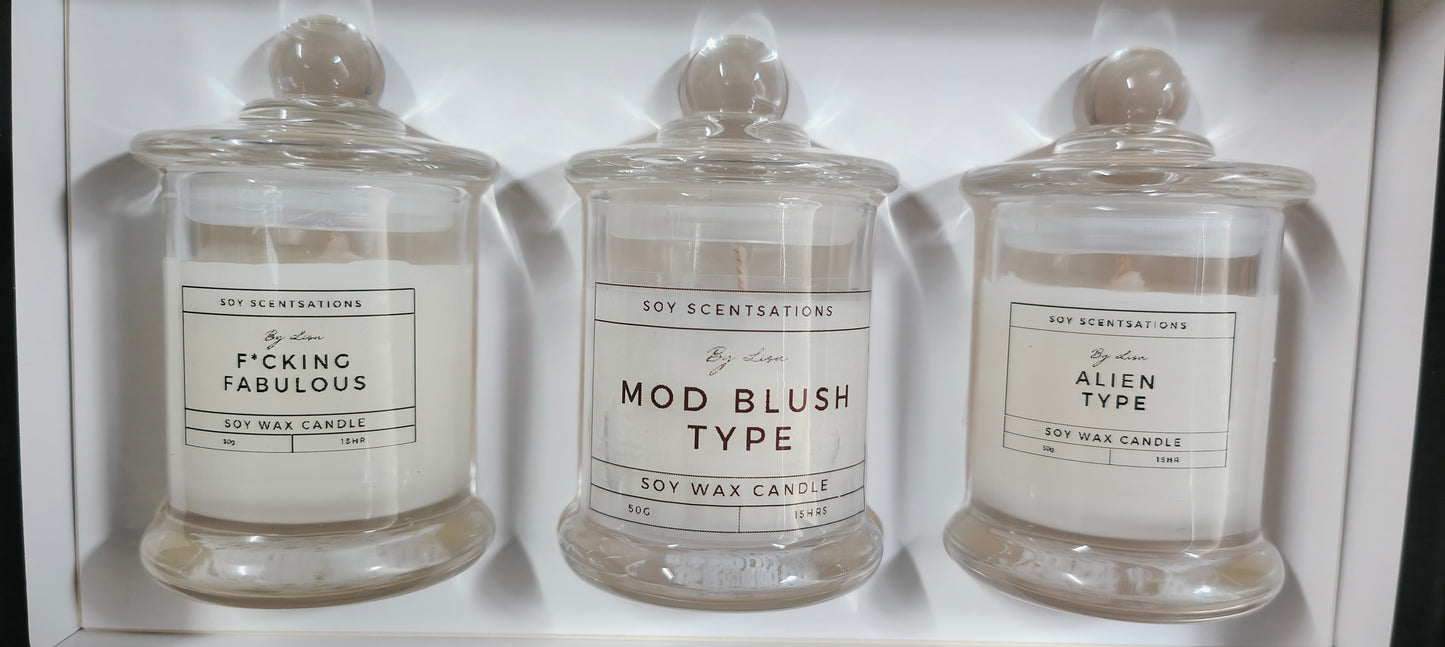 3pk 50g Candles